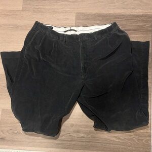 Lands' End Men's Charcoal Corduroy Pants